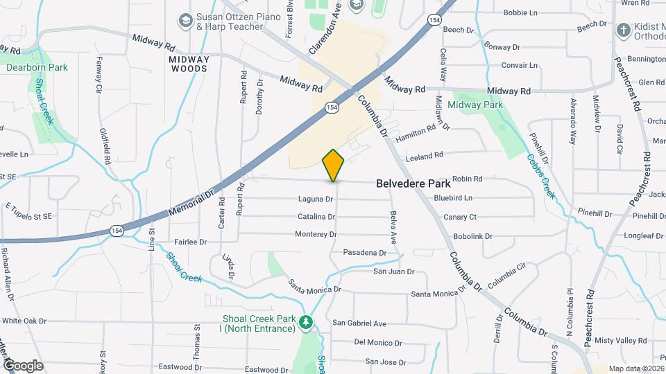 2957 Belvedere Ln Map and Location Details