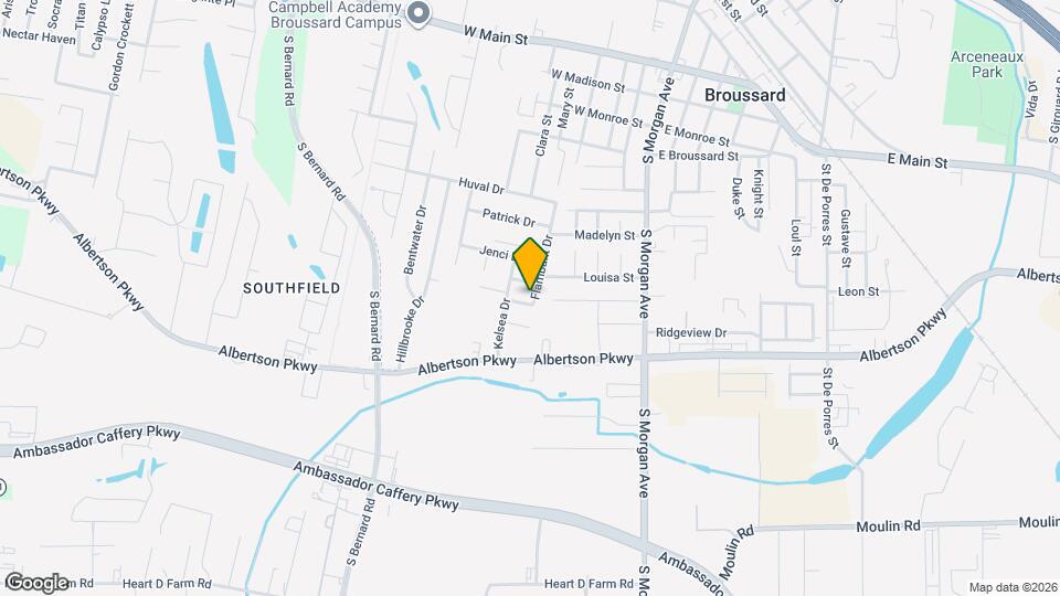 814 Flambant Dr Map and Location Details