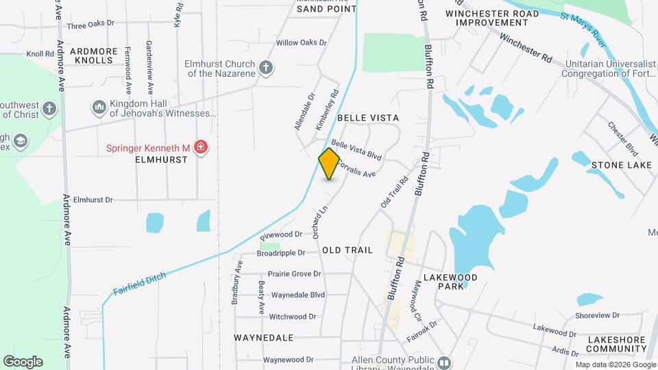 2714 Fairbrook Ct Map and Location Details