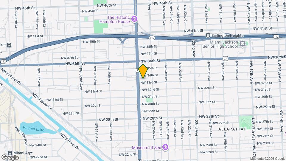 2661 NW 33rd St Map and Location Details