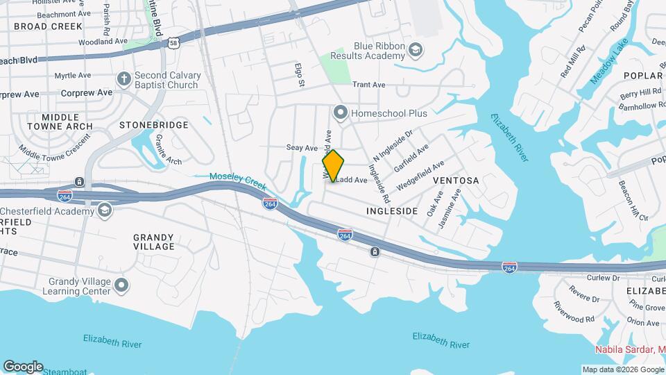 3556 Riverside Dr Map and Location Details