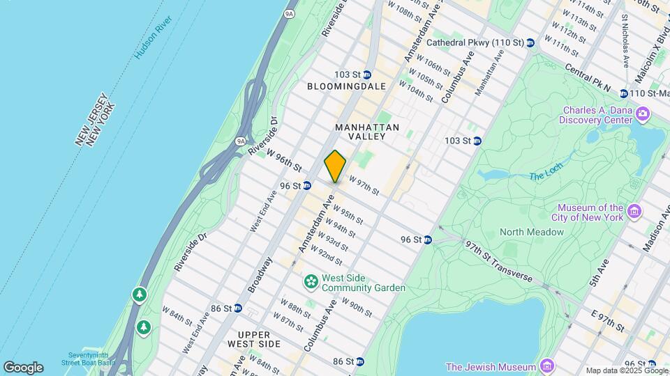 W. W 96th St Mapa y Detalles de la Ubicación