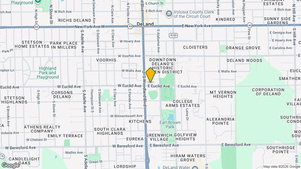 117 E Euclid Ave Map and Location Details