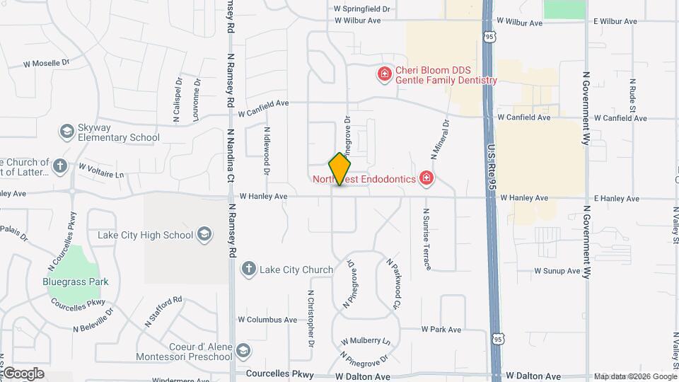 863 W Willow Lake Loop Map and Location Details