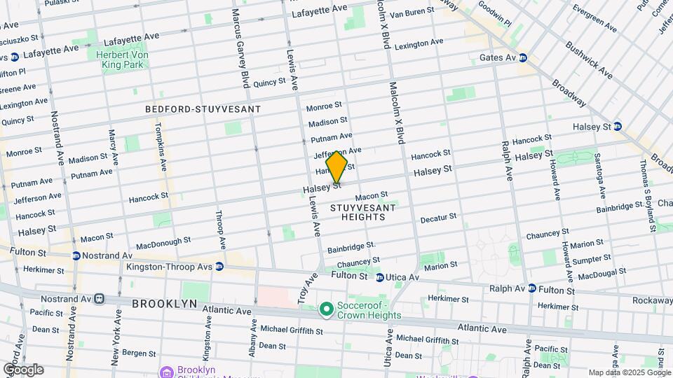 518A Halsey St, Unit #1 Map and Location Details