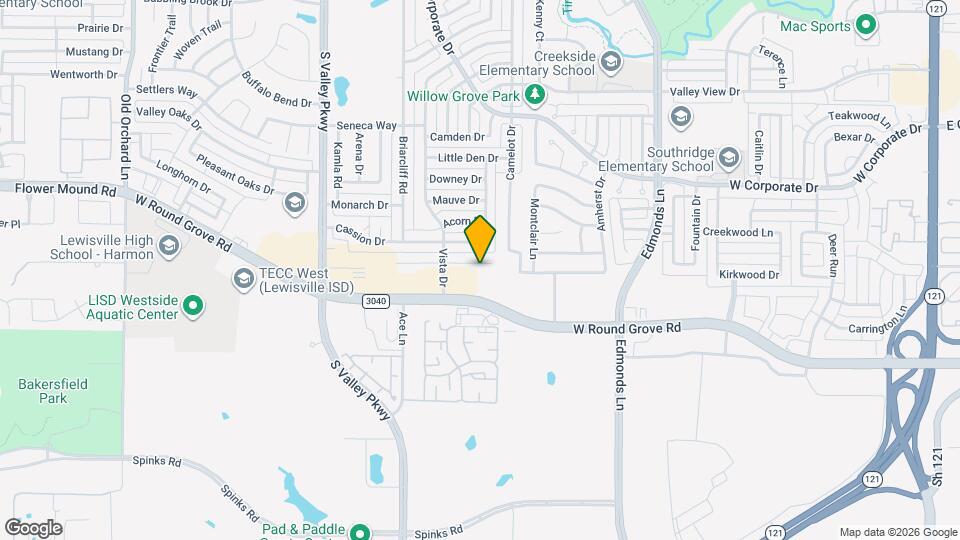 982 E Villas Ct Map and Location Details