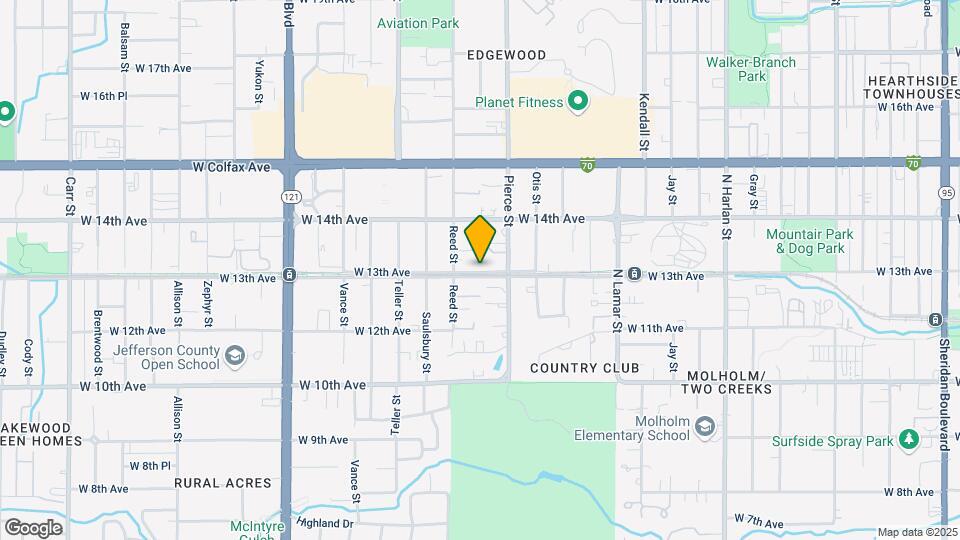 6903 W 13th Ave Map and Location Details