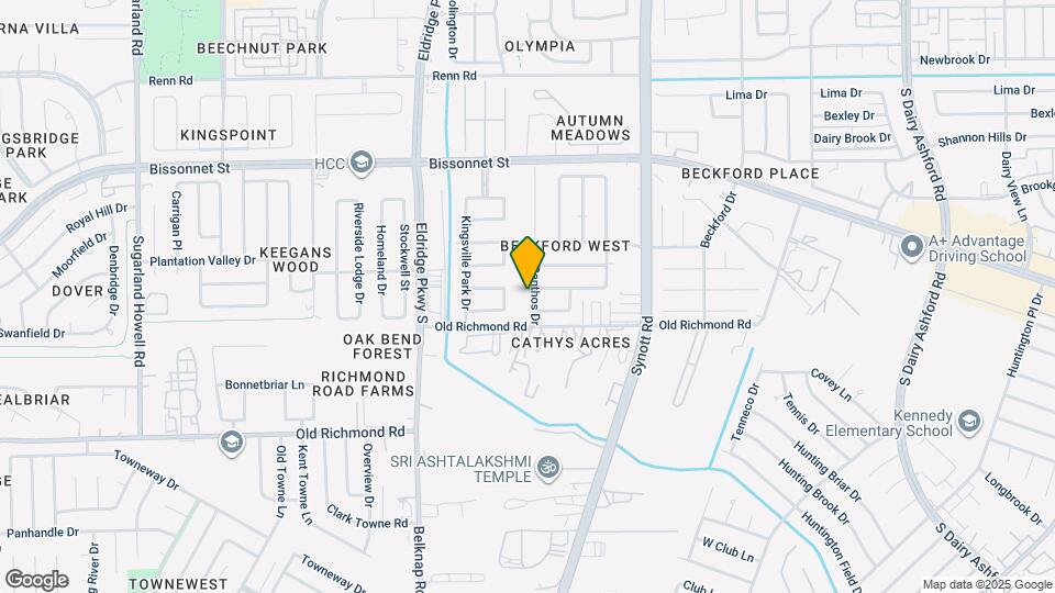 9606 Benthos Dr Map and Location Details