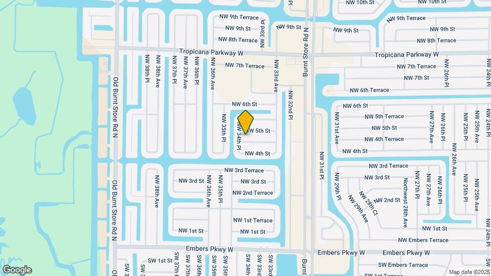 3407 NW 4th Terrace Map and Location Details