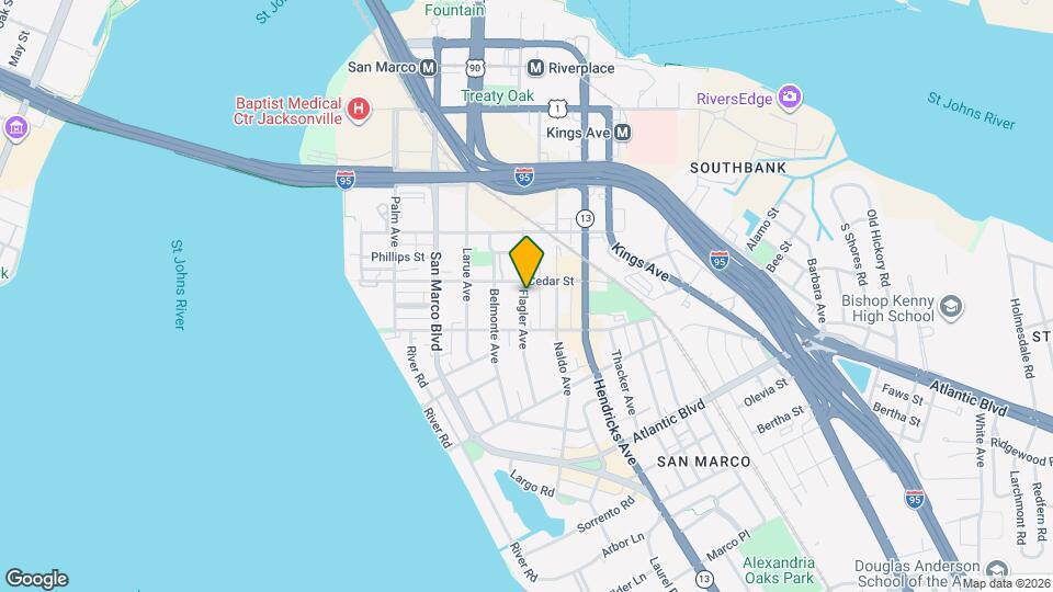 1519 Flagler Ave Map and Location Details