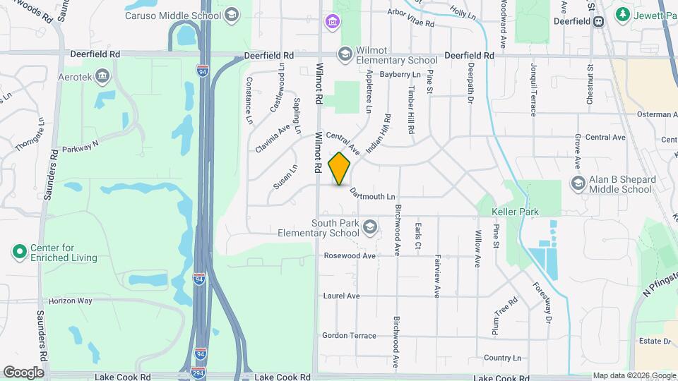 1519 Dartmouth Ln Map and Location Details