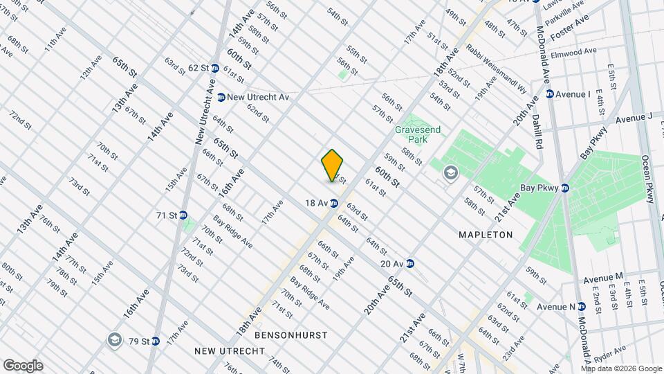 1761 63rd St, Unit 1st Fl unit Mapa y Detalles de la Ubicación