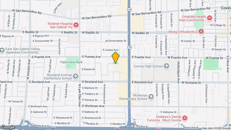 616 N Eileen Ave Mapa y Detalles de la Ubicación