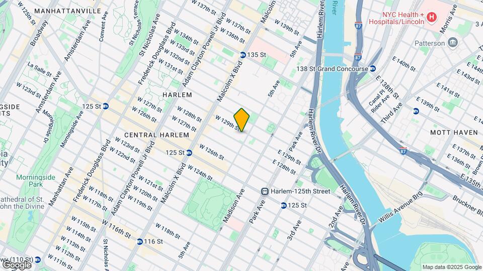 2 W 129th St Map and Location Details