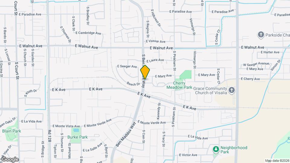 1708 E Beech Dr Map and Location Details