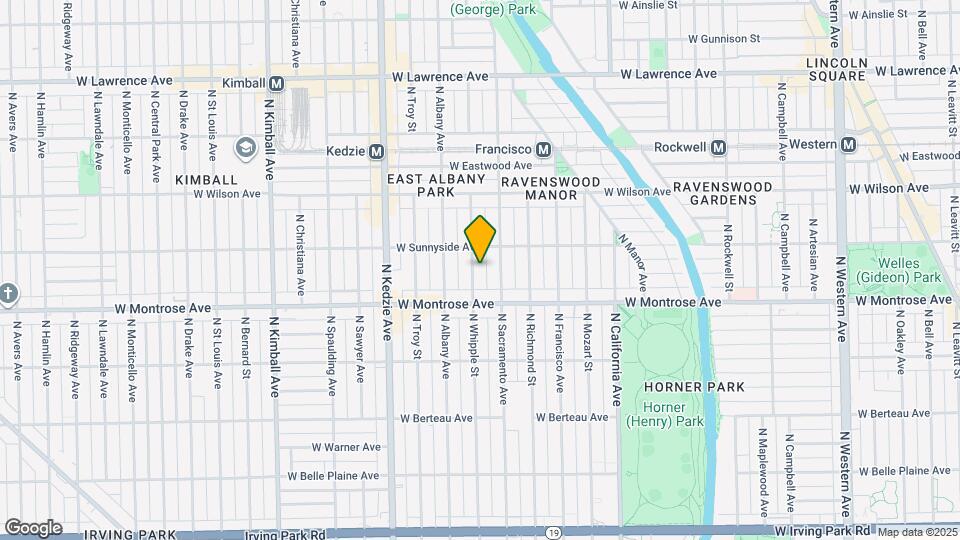 4437 N Whipple St Map and Location Details