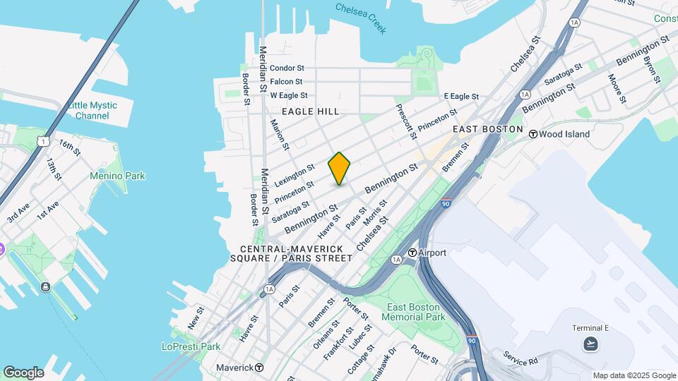 149 Saratoga St, Unit #1 Mapa y Detalles de la Ubicación