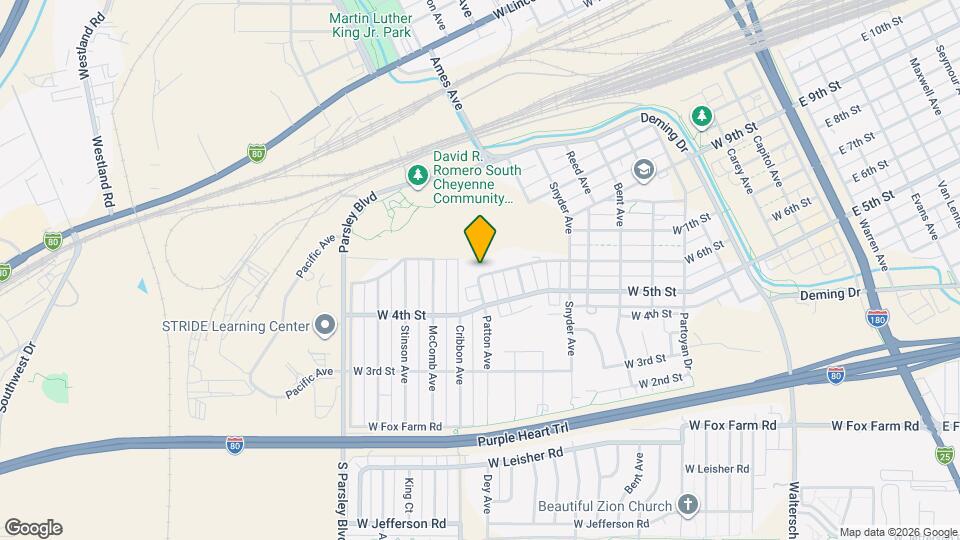 1106 W 6th St Map and Location Details