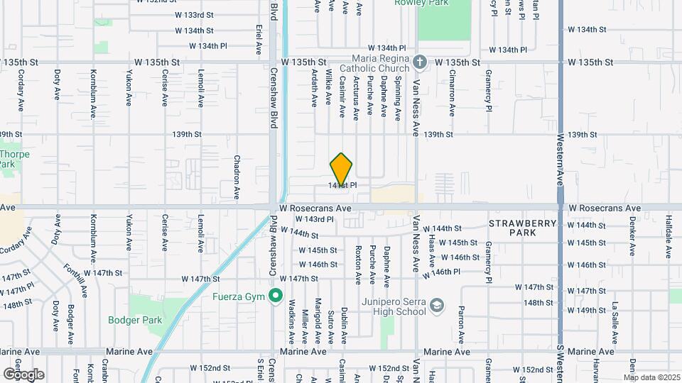 2700 W 141 Pl Map and Location Details