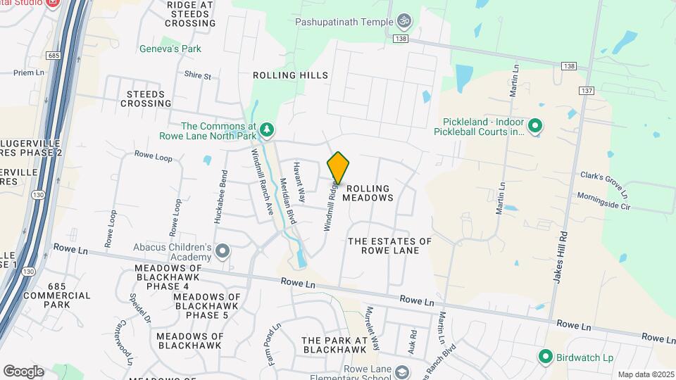 20921 Windmill Ridge St Map and Location Details