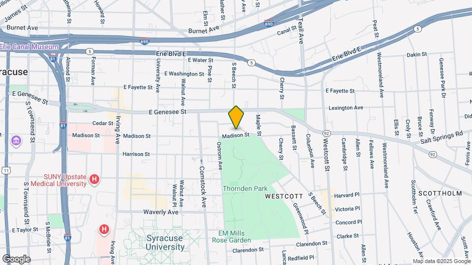1215 Madison St Map and Location Details