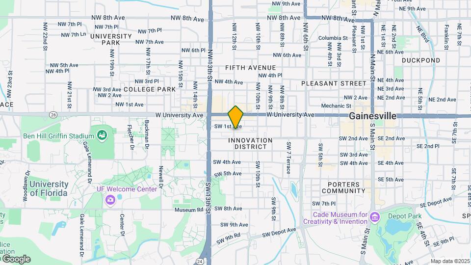 1126 SW 2nd Ave Map and Location Details