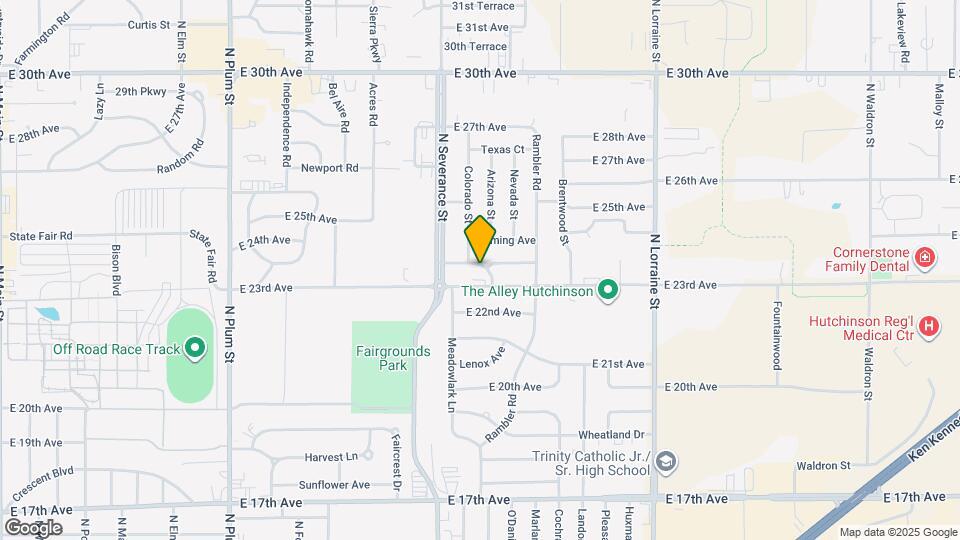 909 E 24th Ave Map and Location Details