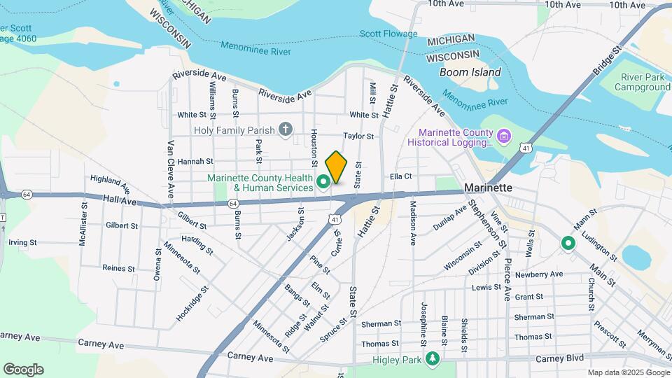 Marinette Estates Map and Location Details