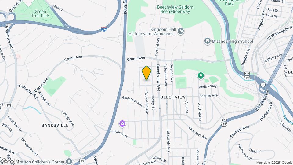 1339 Rutherford Ave Map and Location Details