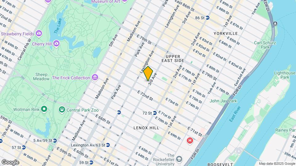 174 E 74th St Map and Location Details