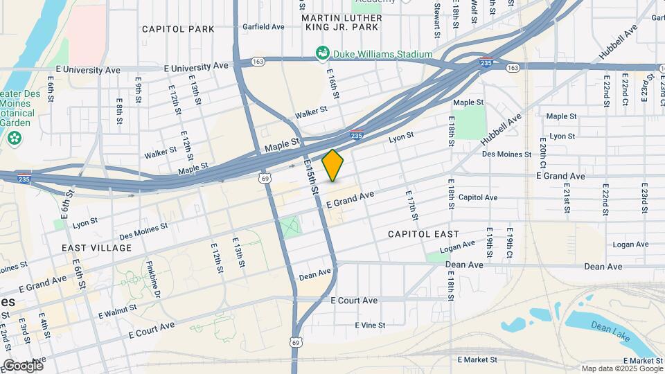 1523 Des Moines St Map and Location Details