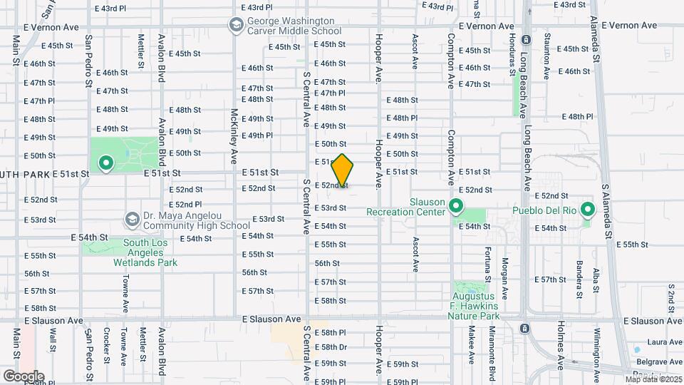 1182 E 52nd St Map and Location Details