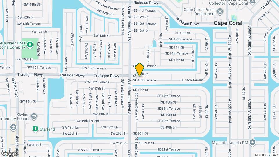 121 SE 16th Terrace Map and Location Details