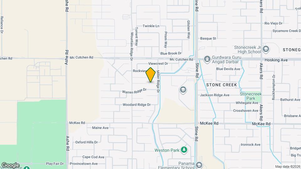 5421 Tejon Ridge Ct Map and Location Details