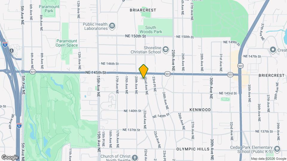 14337 22nd Ave NE Map and Location Details