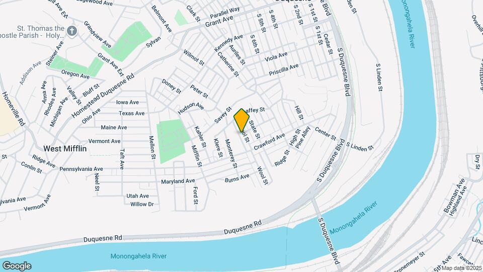 833 Hinnerman St Map and Location Details