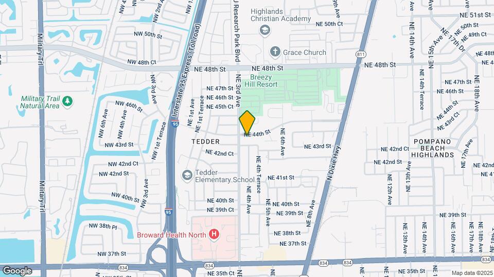 316 NE 44th St Map and Location Details
