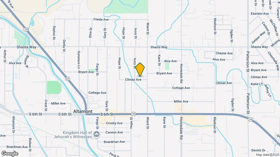 4821 Climax Ave Map and Location Details