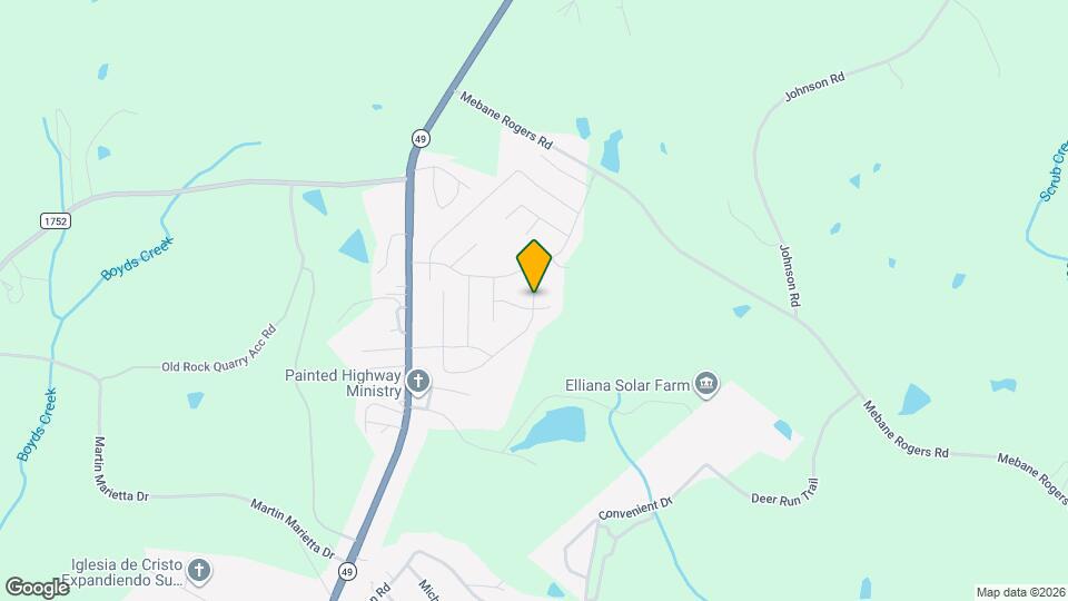 160 Steamboat Ln Mapa y Detalles de la Ubicación