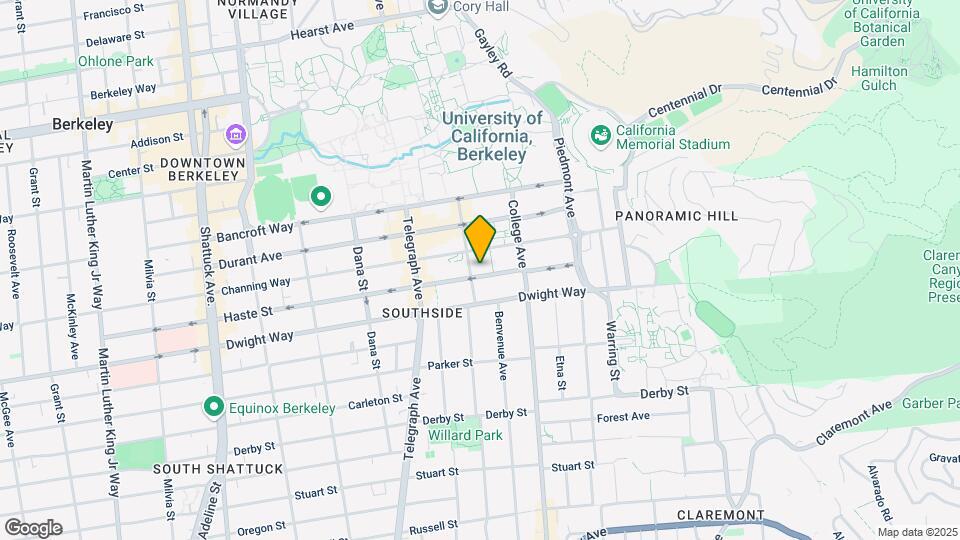 2605 Haste Street Mapa y Detalles de la Ubicación