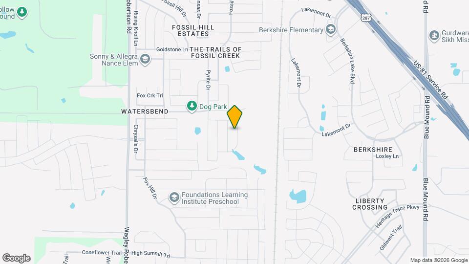 10009 Calcite Dr, Unit 1 Map and Location Details