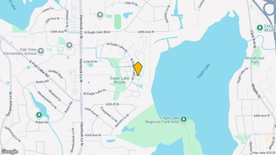 218 W Eagle Lake Dr Mapa y Detalles de la Ubicación