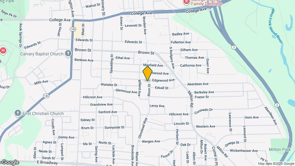 1106 Rixon St Map and Location Details