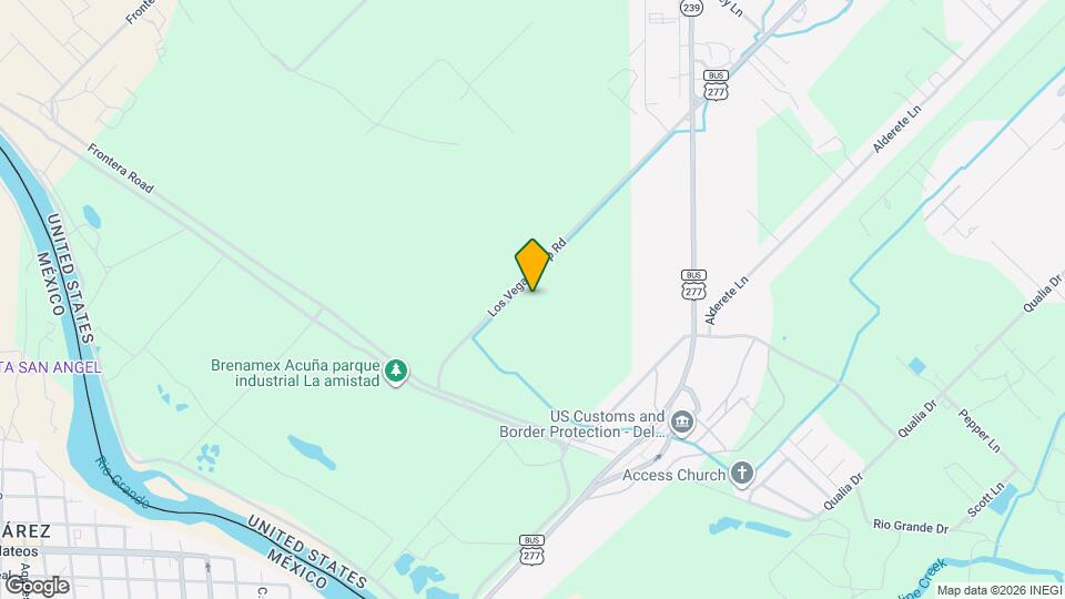 2586 Las Vacas St Map and Location Details