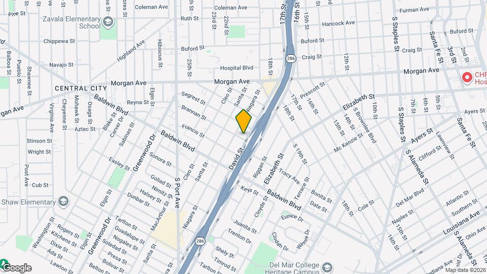 2421 David St Map and Location Details