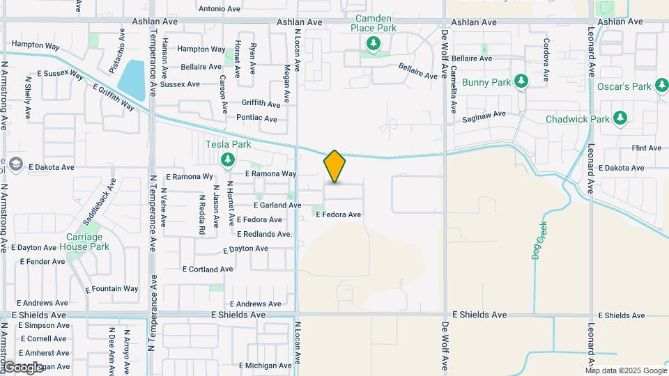 7605 E Giavanna Ave Map and Location Details