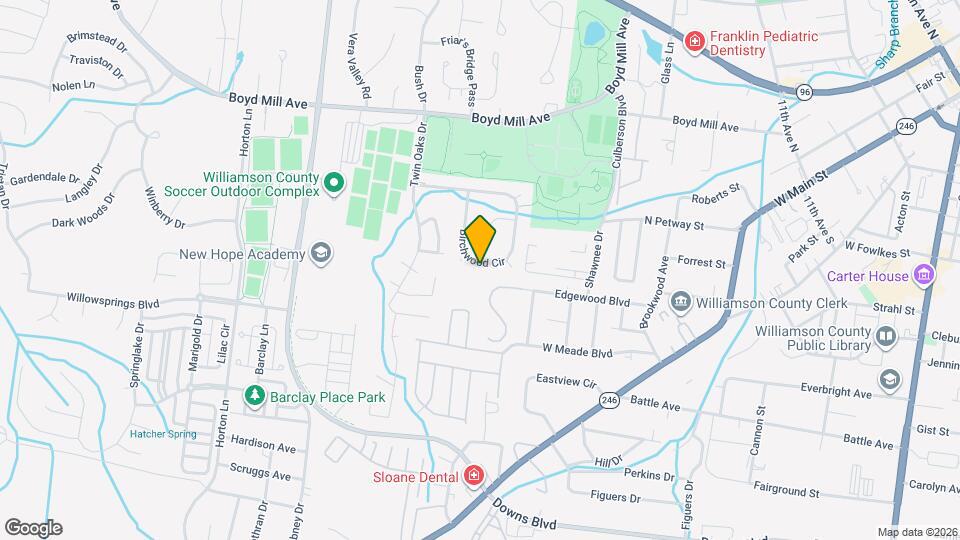 1520 Birchwood Cir Mapa y Detalles de la Ubicación