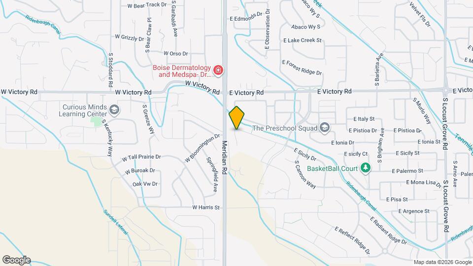 3492 S Bartlett Ave Map and Location Details