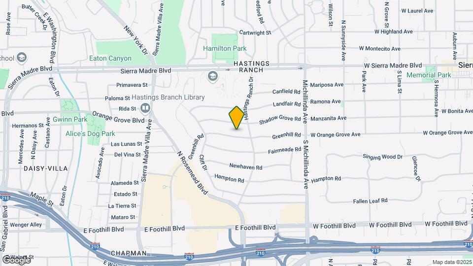 3651 Greenhill Rd Map and Location Details