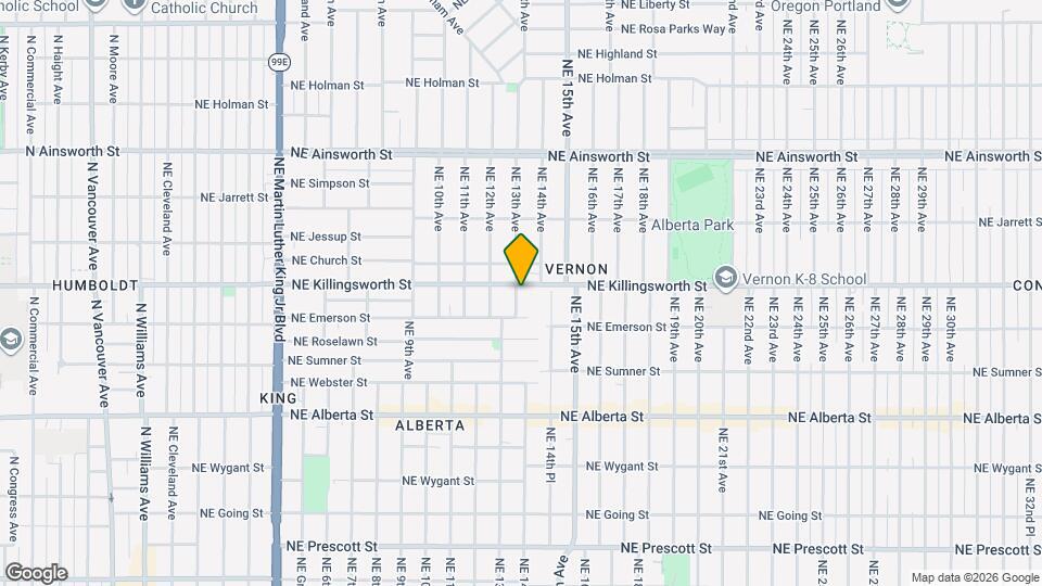 5420 NE 13th Ave Map and Location Details